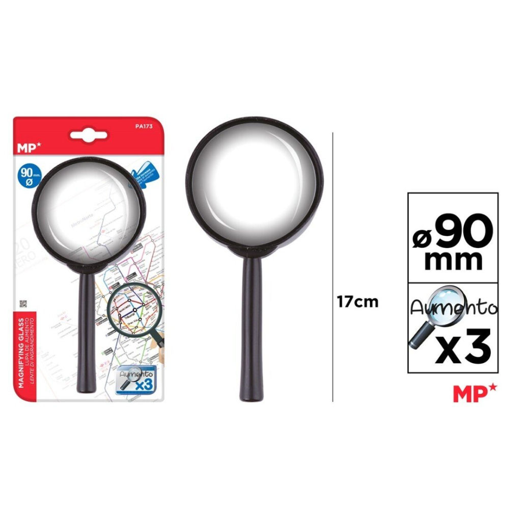MP LENTE DI INGRANDIMENTO IN PLASTICA x3  - 90MMMp
