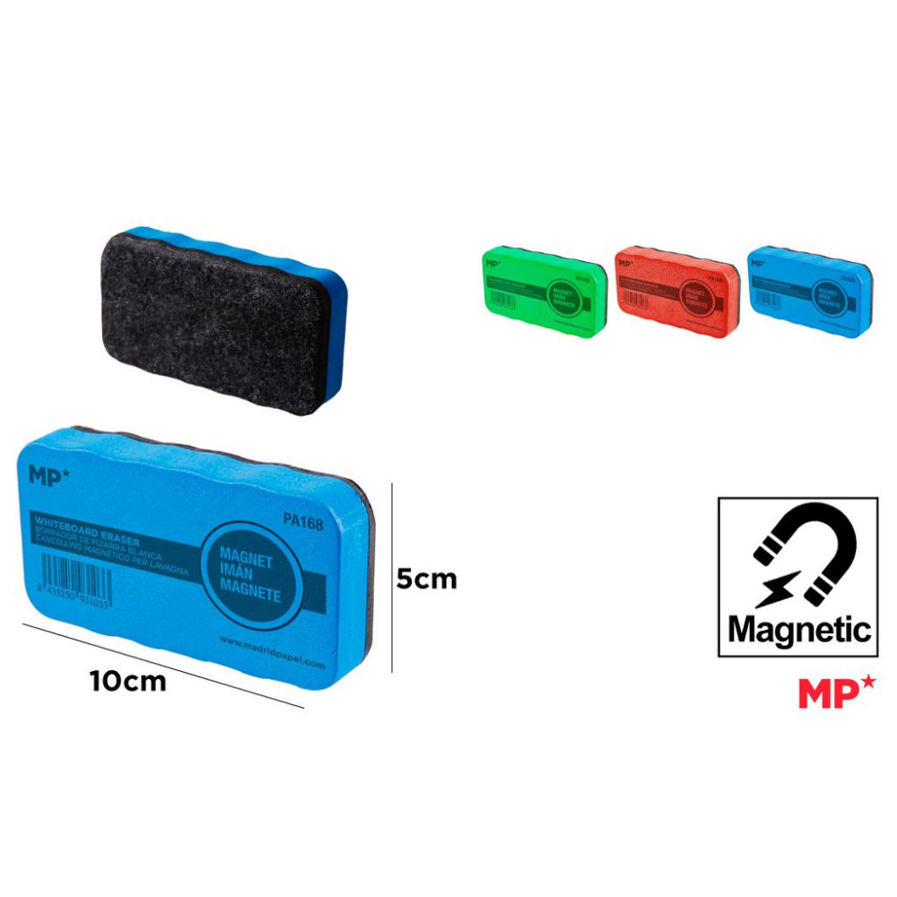 MP CANCELLINO PER LAVAGNA BIANCA 70X50MM COL. ASS.Mp