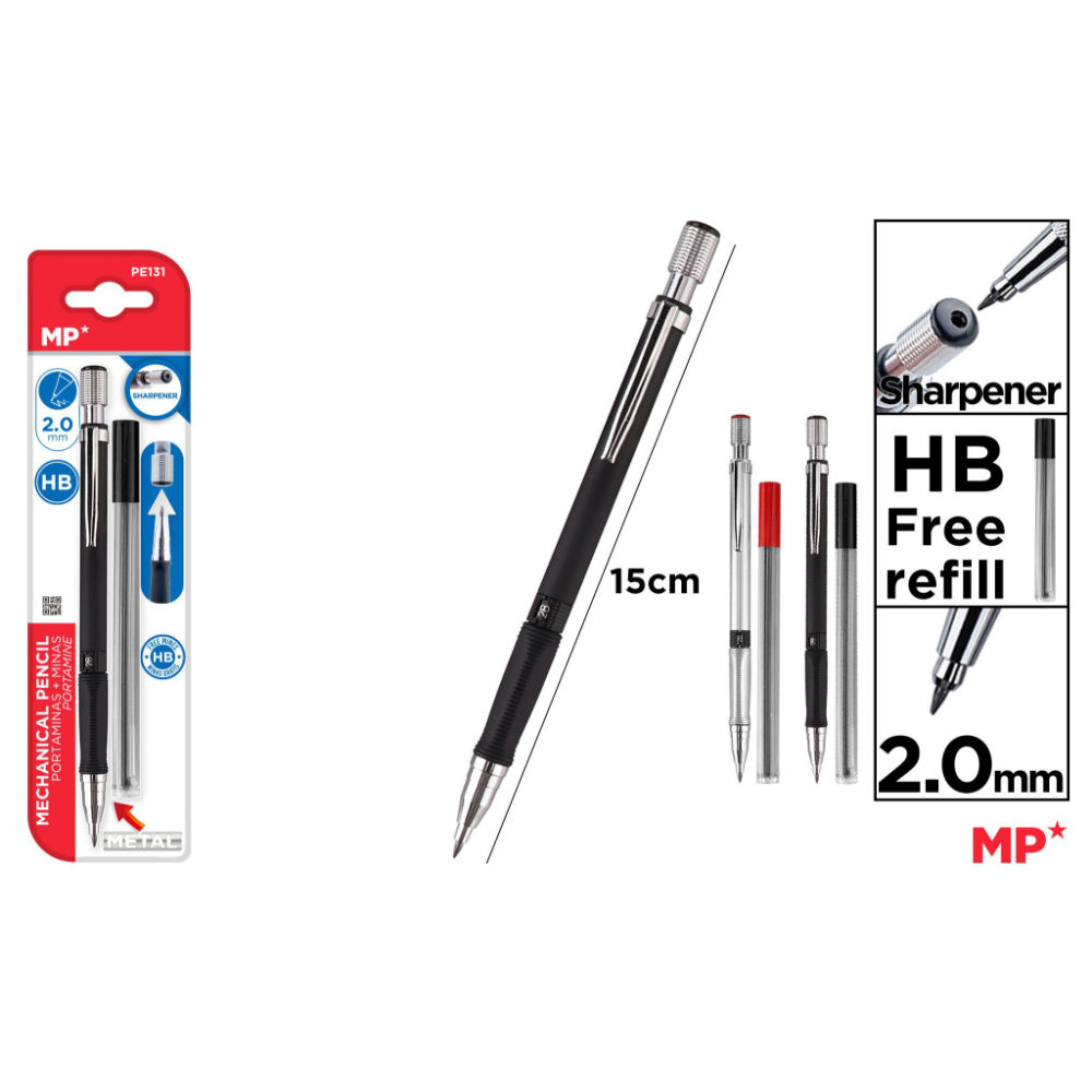 MP PORTAMINE 2.0MM CON AFFILAMINE RICARICHE HBMp