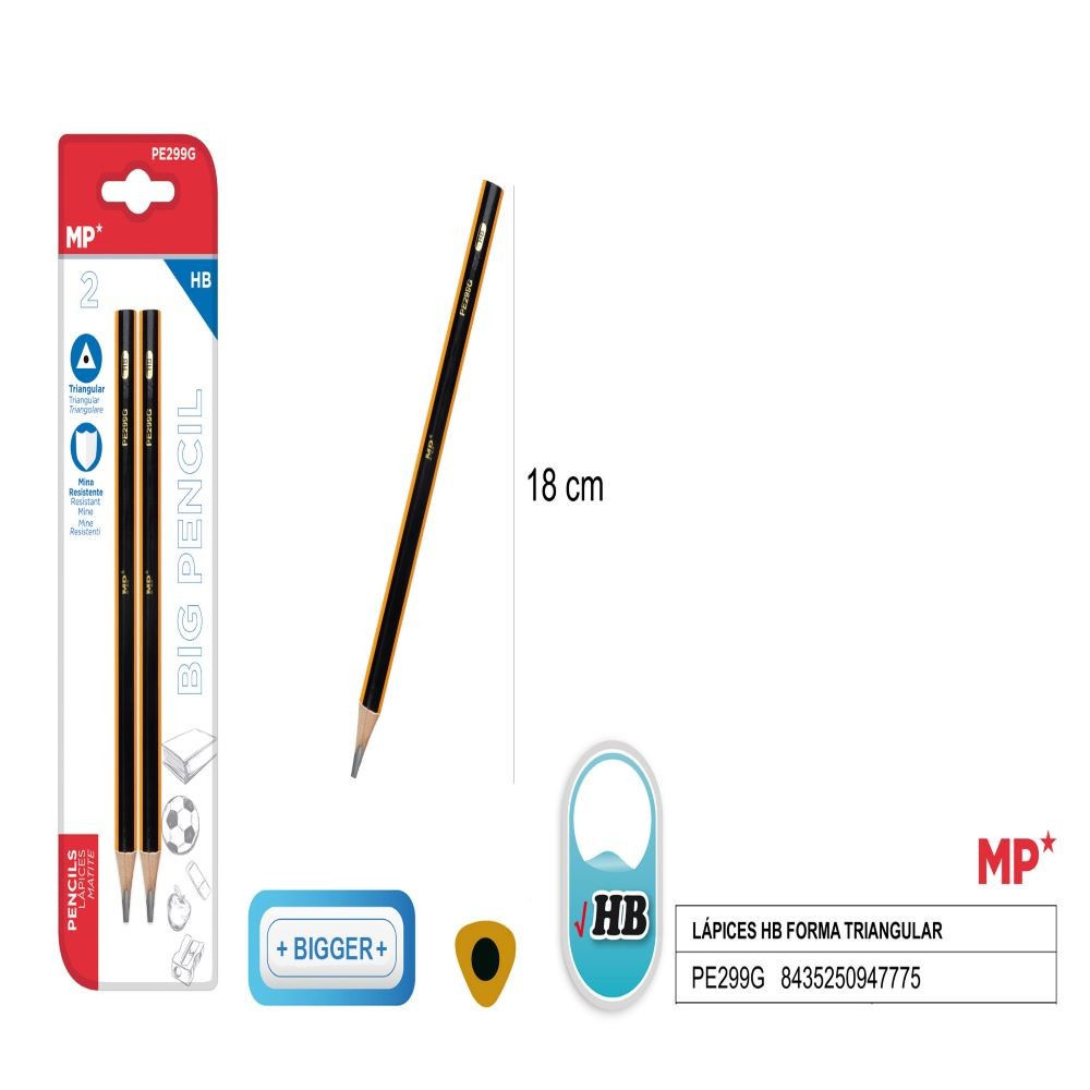 MP MATITE TRIANGOLARI HB 2PZMp