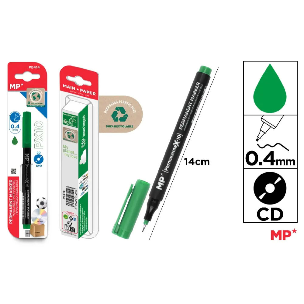 MP MARCATORE PX10 FINE 0.4MM - VERDEMp