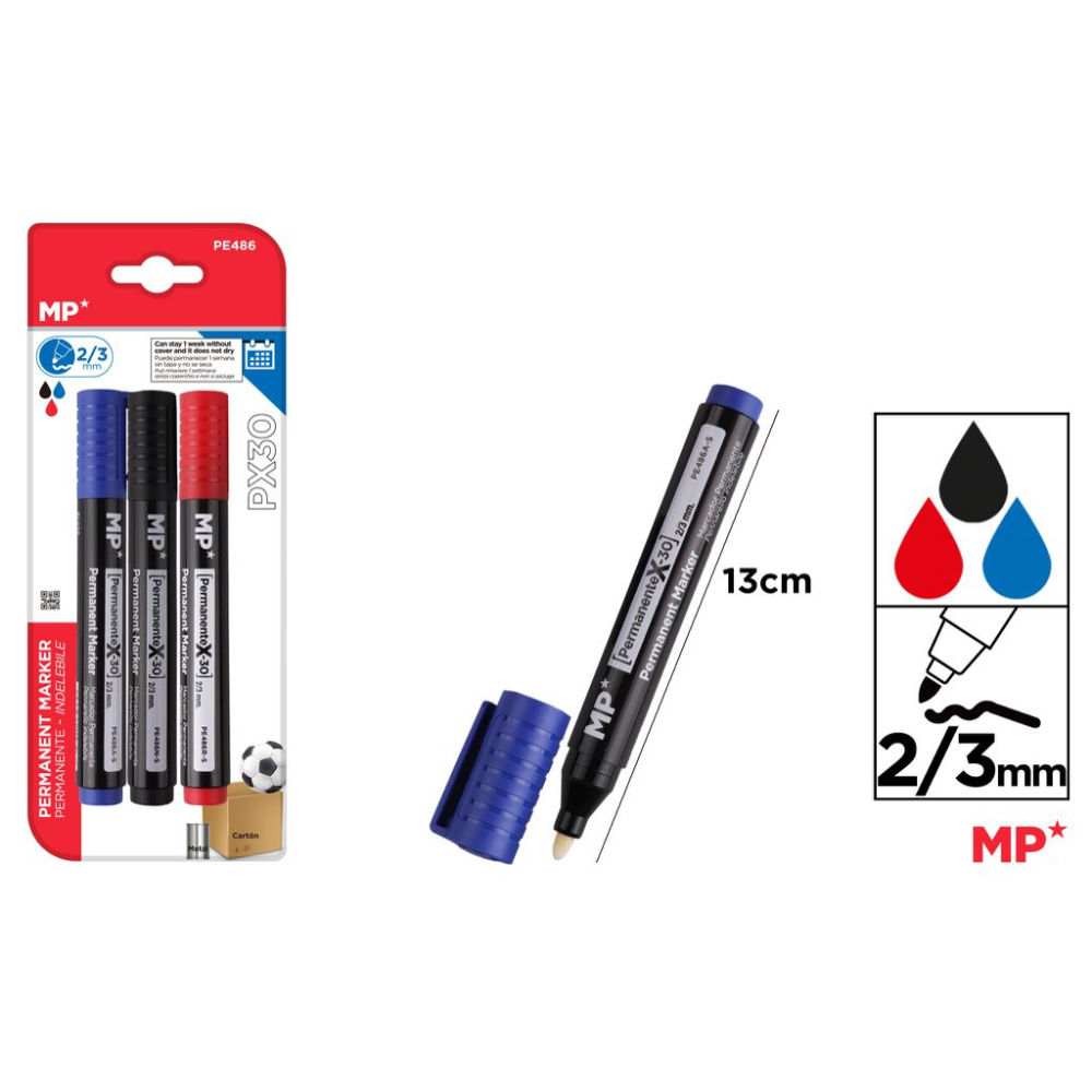 MP MARCATORE PX30 TONDA N/R/B 3PZMp