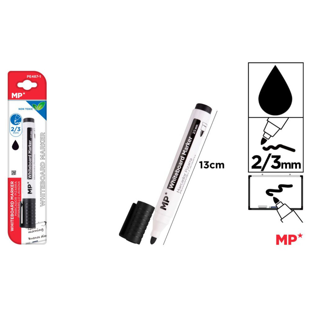 MP MARKER LAVAGNA TONDA 2/3MM NEROMp