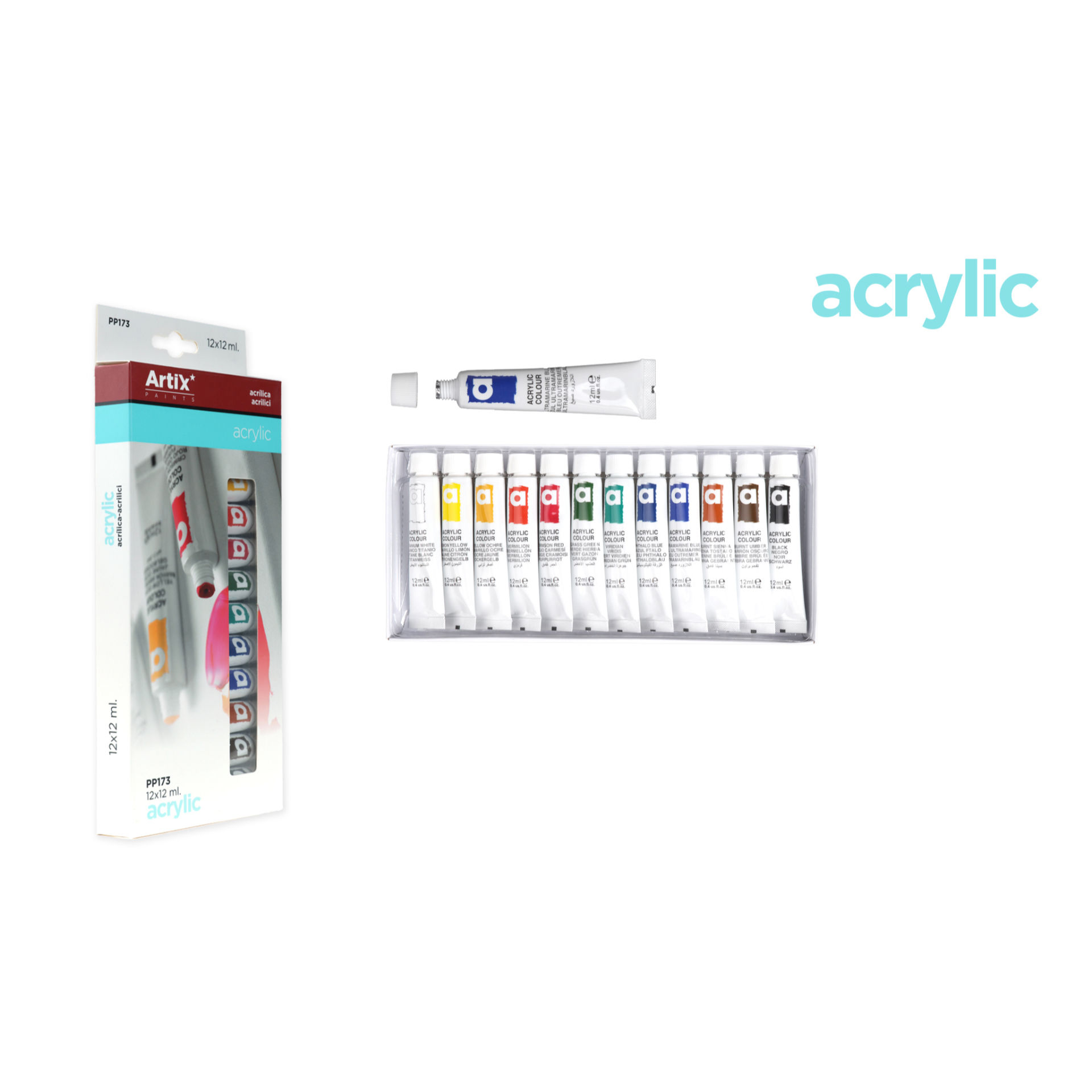 ARTIX ACRILICI PROF 12PZArtix