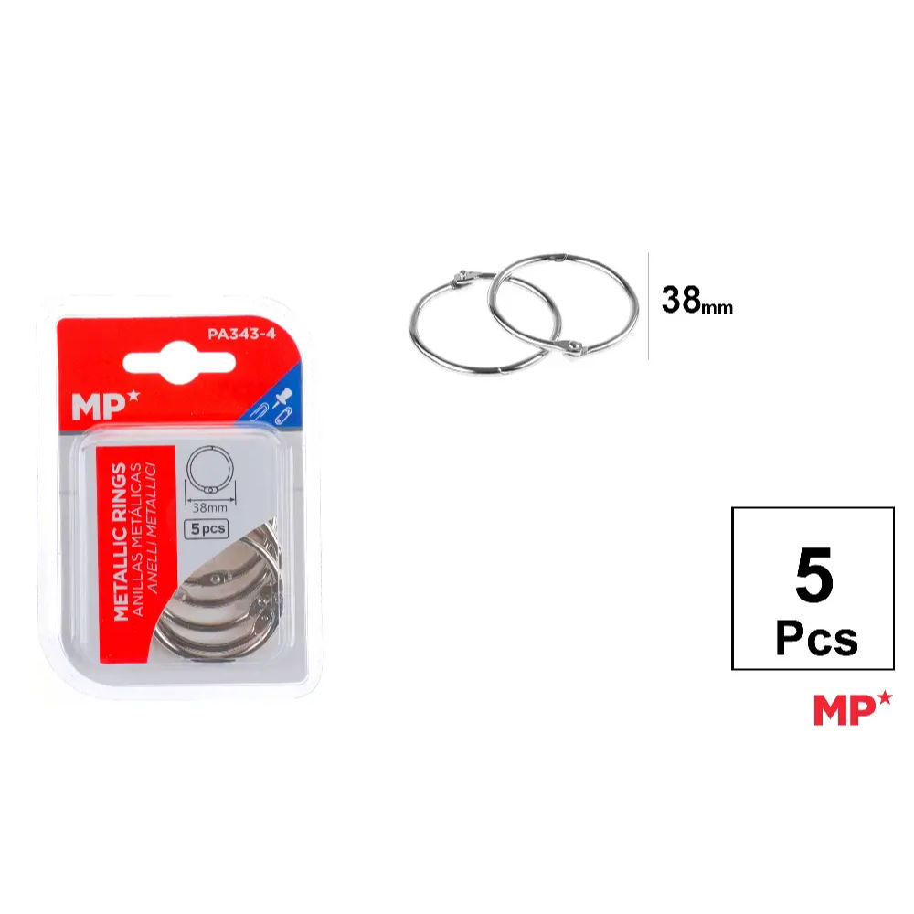 MP ANELLI PER RILEGATURA 38MM - 5PZMp