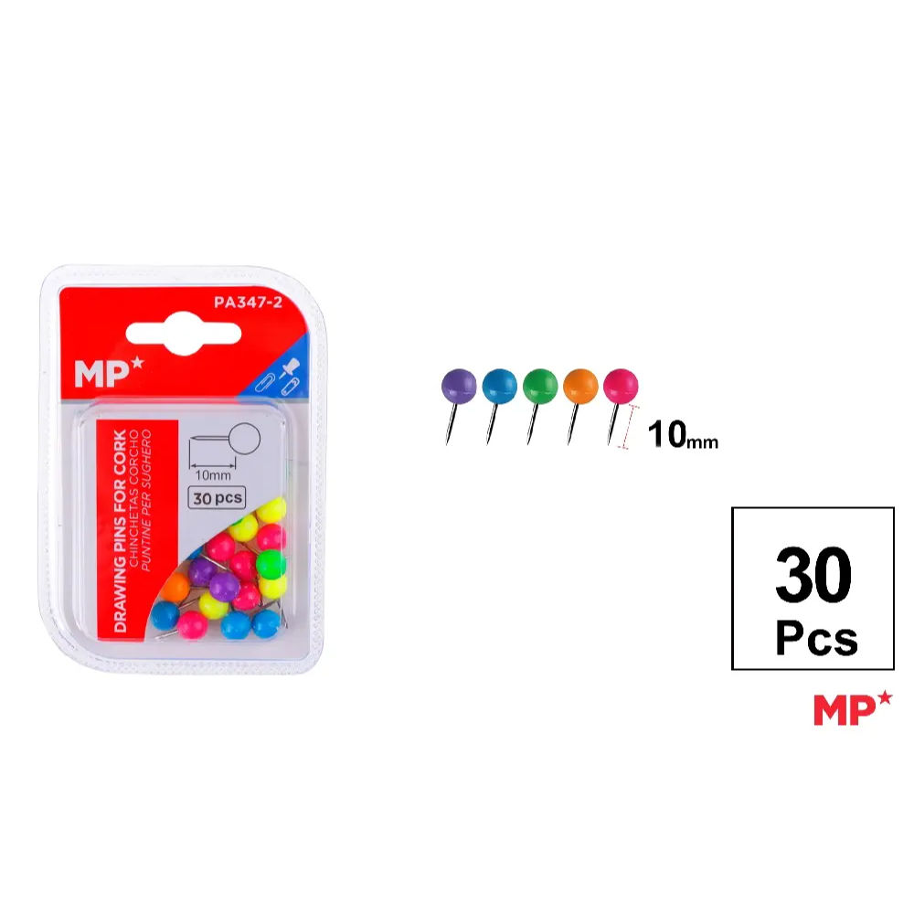 MP PUNTINE A SFERA 10MM FLUO - 30PZMp