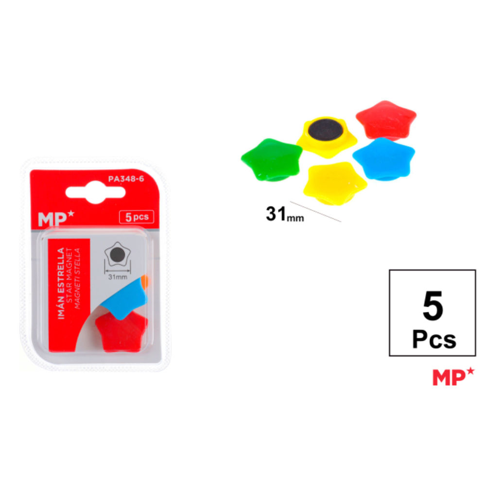 MP MAGNETI A STELLA 31MM - 5PZMp