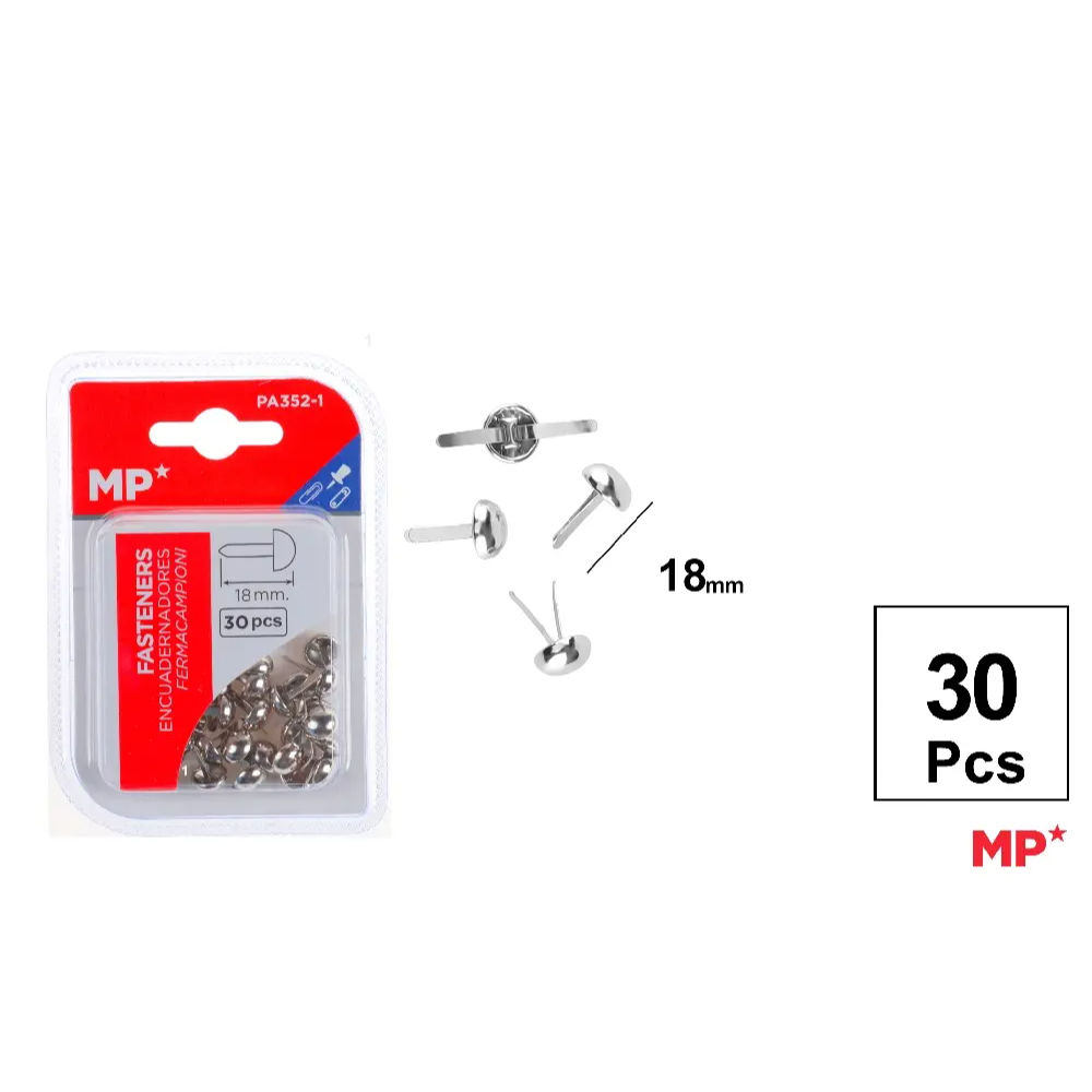 MP FERMACAMPIONI PA352 ARGENTO 18MM - 30PZMp