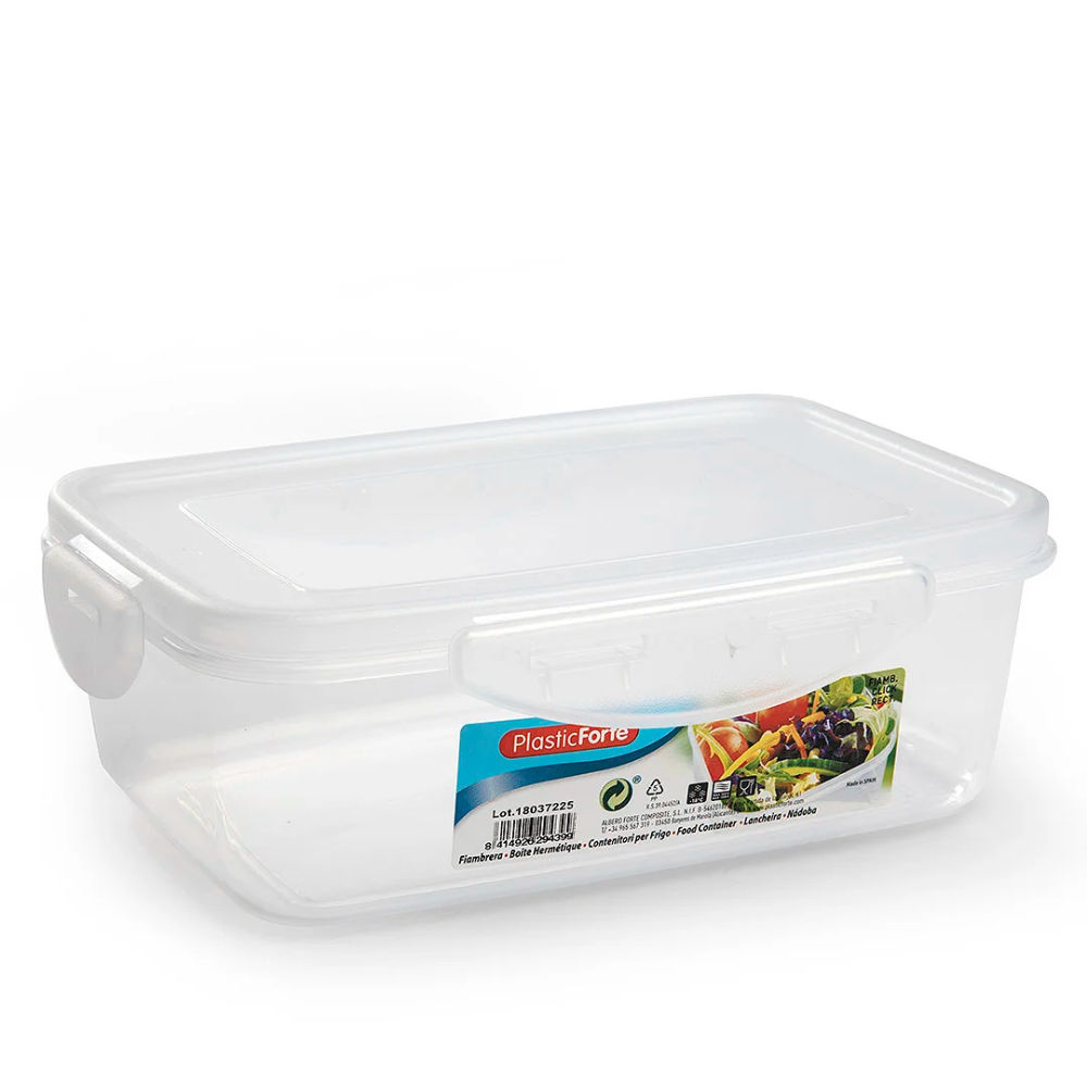 CONTENITORE CLICK RETTANGOLARE 2 LPlastic Forte