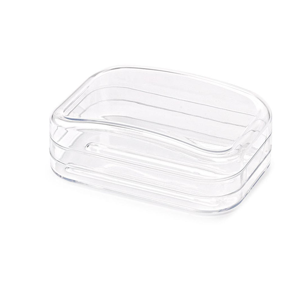 SCATOLA PORTASAPONE - TRASPARENTEPlastic Forte