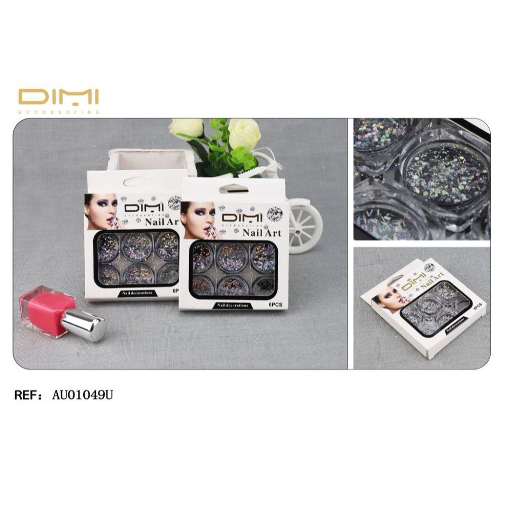 DIMI - GLITTER NAIL ART - SILVERDimi