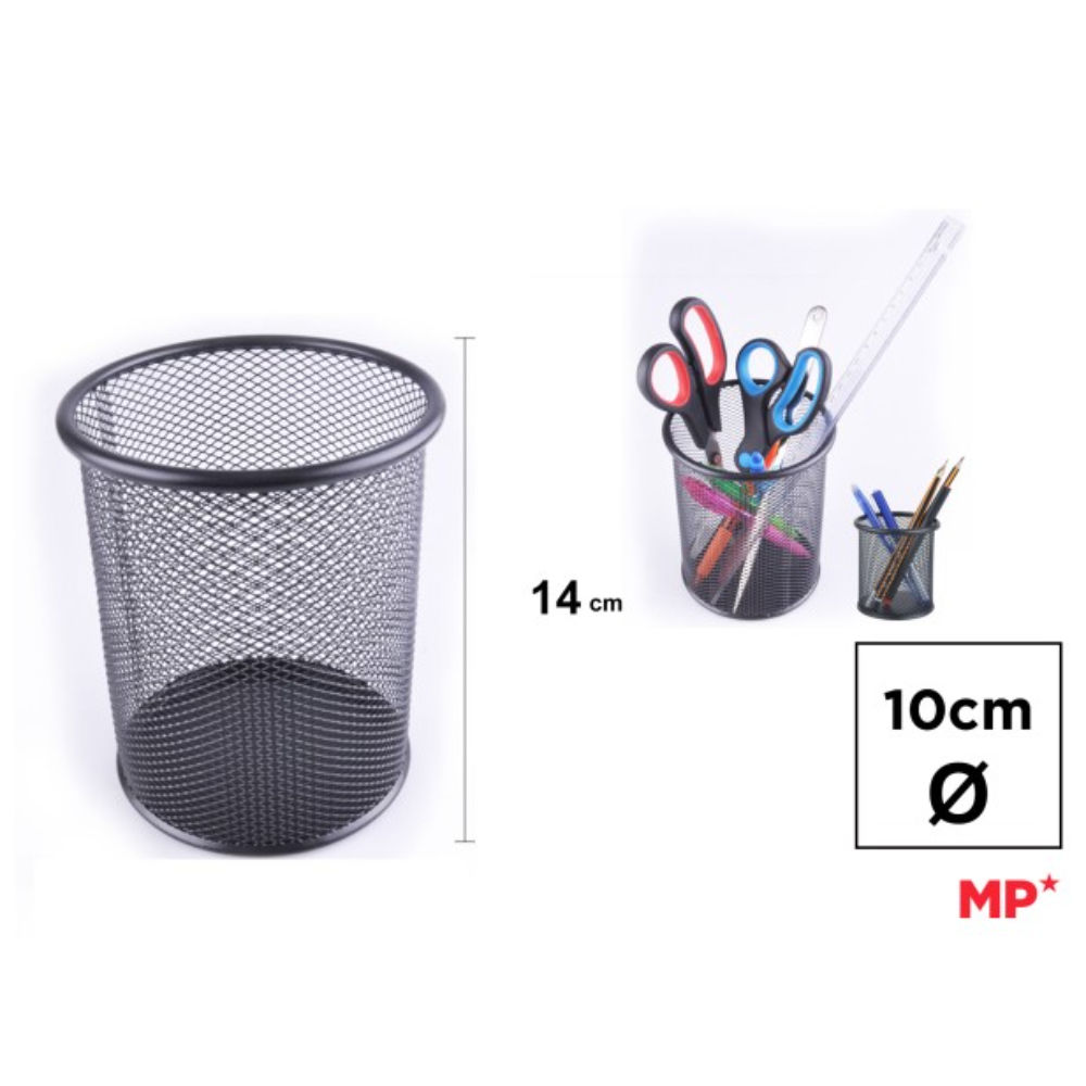 MP PORTAPENNE IN METALLO ROTONDO Ø10 - NEROMp