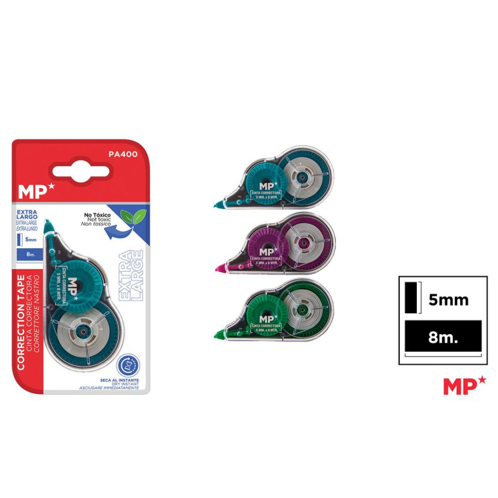 MP CORRETTORE A NASTRO 8M PA400Mp
