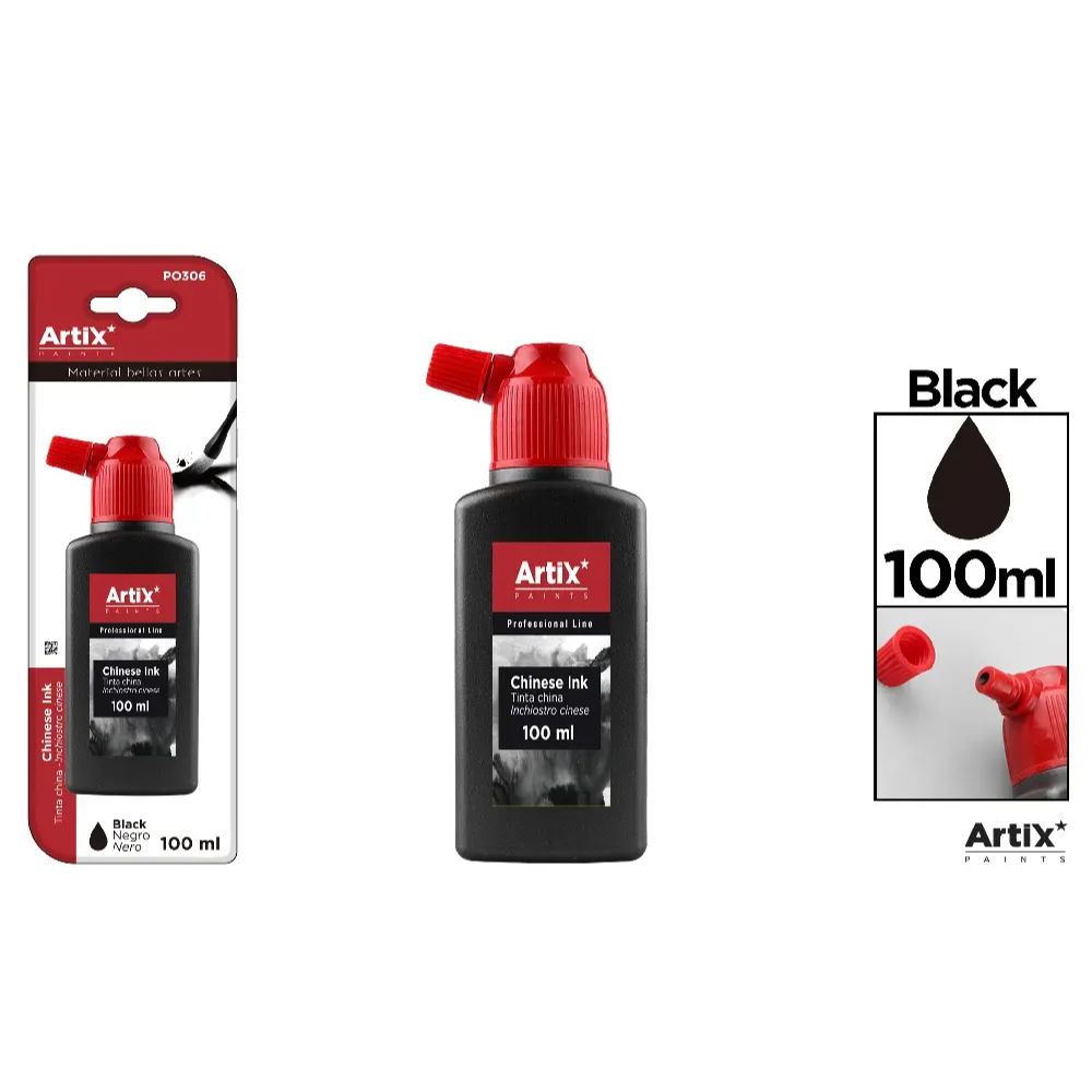 ARTIX INCHIOSTRO CHINA 100ML - NEROArtix