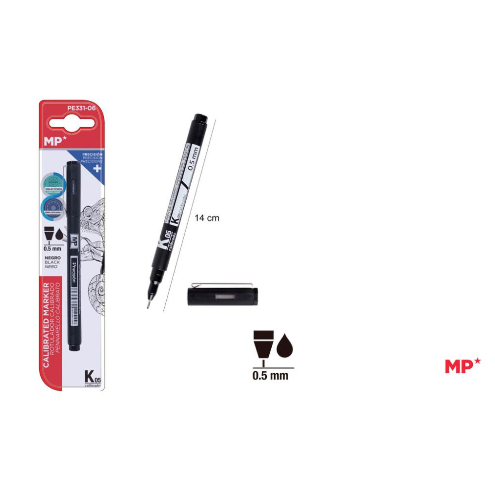 MP PENNARELLO CALIBRATO 0.5MM NEROMp