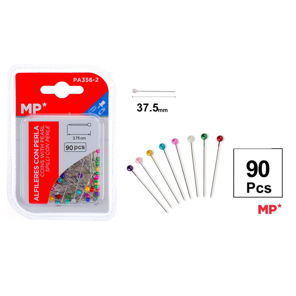 MP SPILLI DA SARTA 37.5MM COLOR - 90PZMp