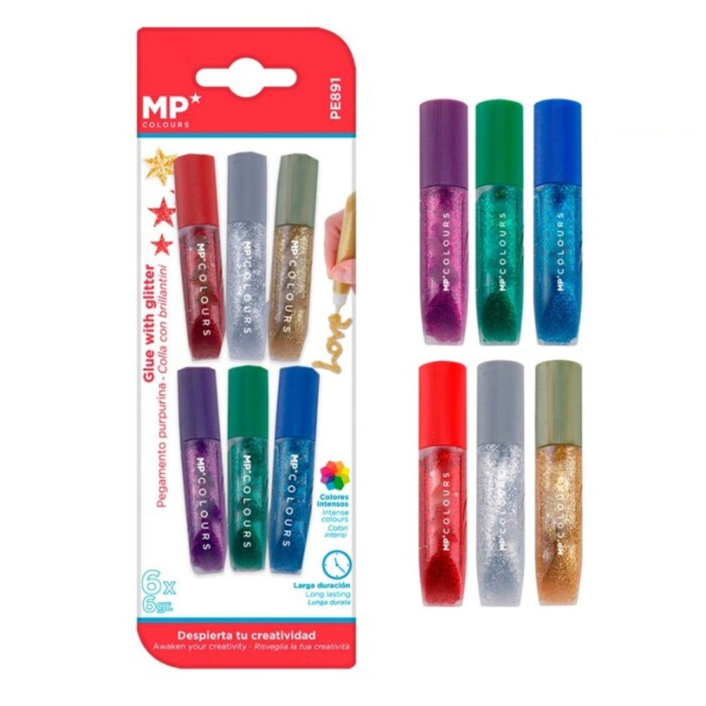 MP COLLA GLITTER TUBETTI 6g - 6PZMp