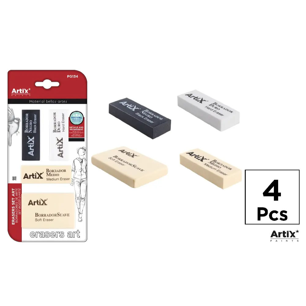 ARTIX GOMME PER DISEGNI ARTISTICO - 4PZArtix
