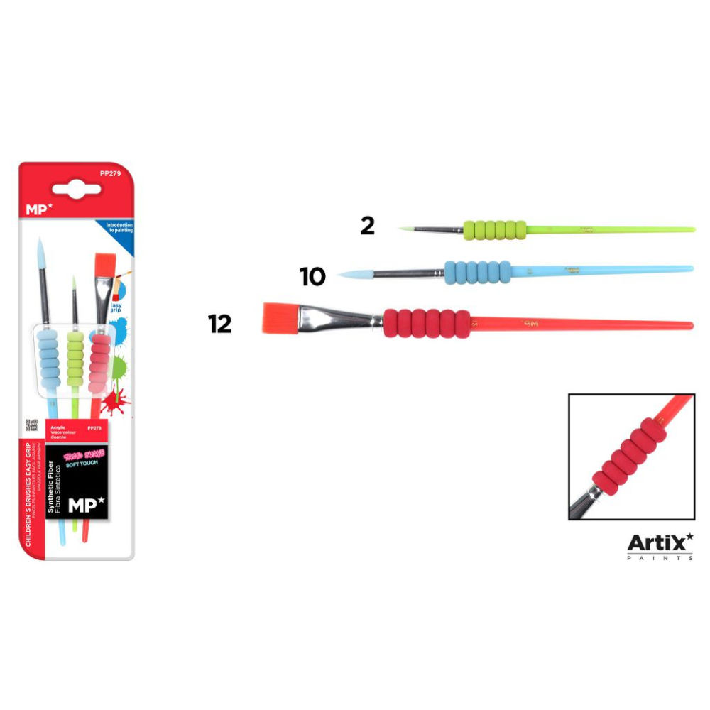 MP SET 3 PENNELLI SCOLASTICI EASY GRIPMp