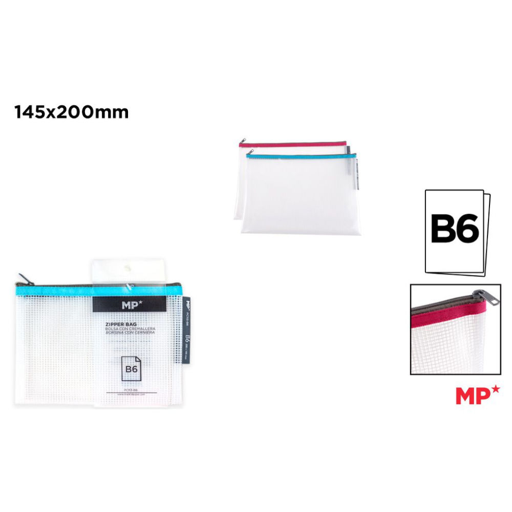 MP BUSTA EVA CHIUSURA ZIP B6Mp