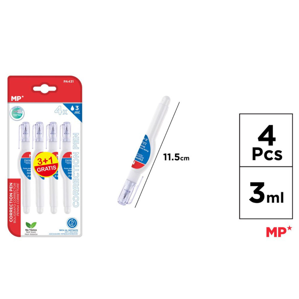 MP CORRETTORE A PENNA 3ML 4PZMp