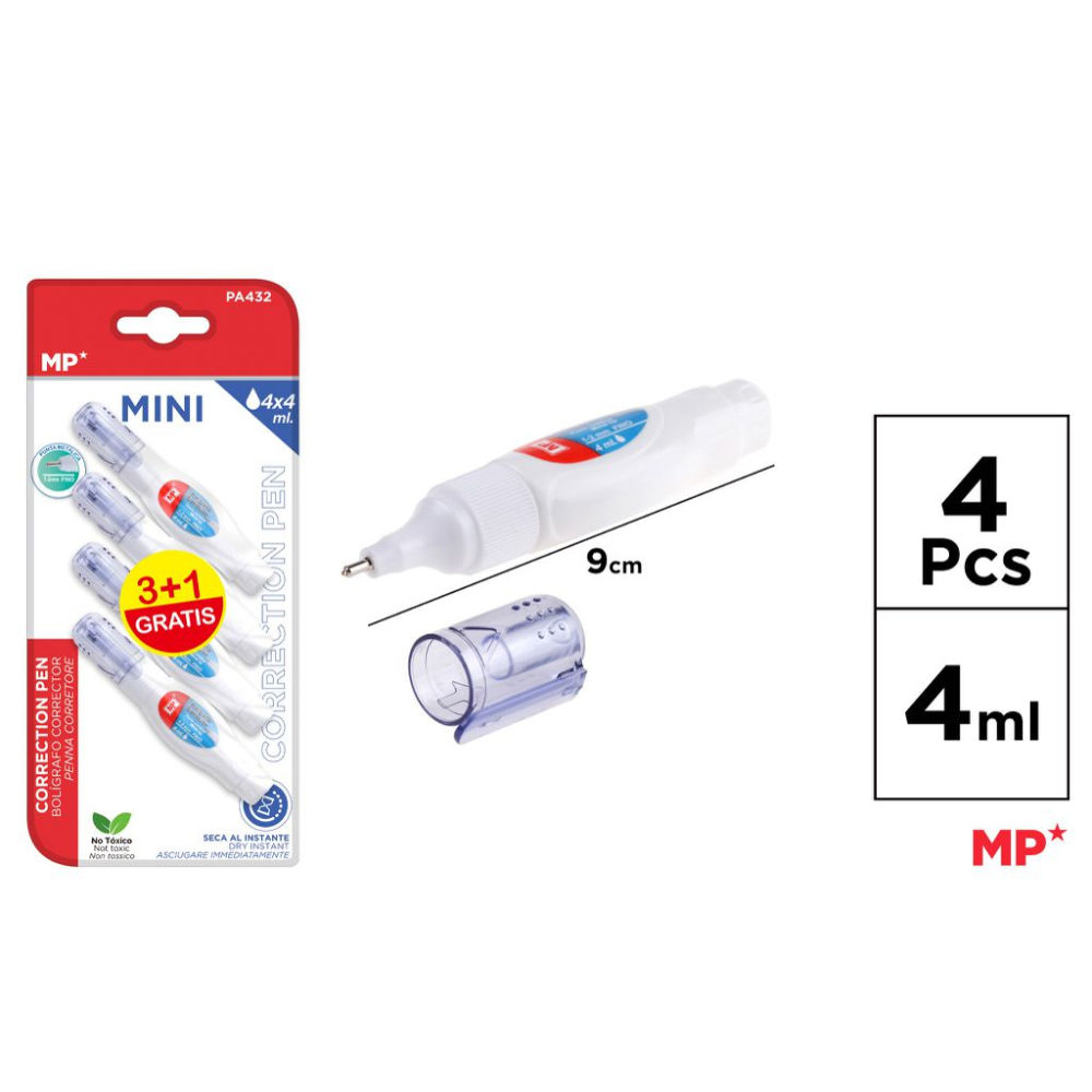 MP MINI CORRETTORE A PENNA 4ML 4PZMp