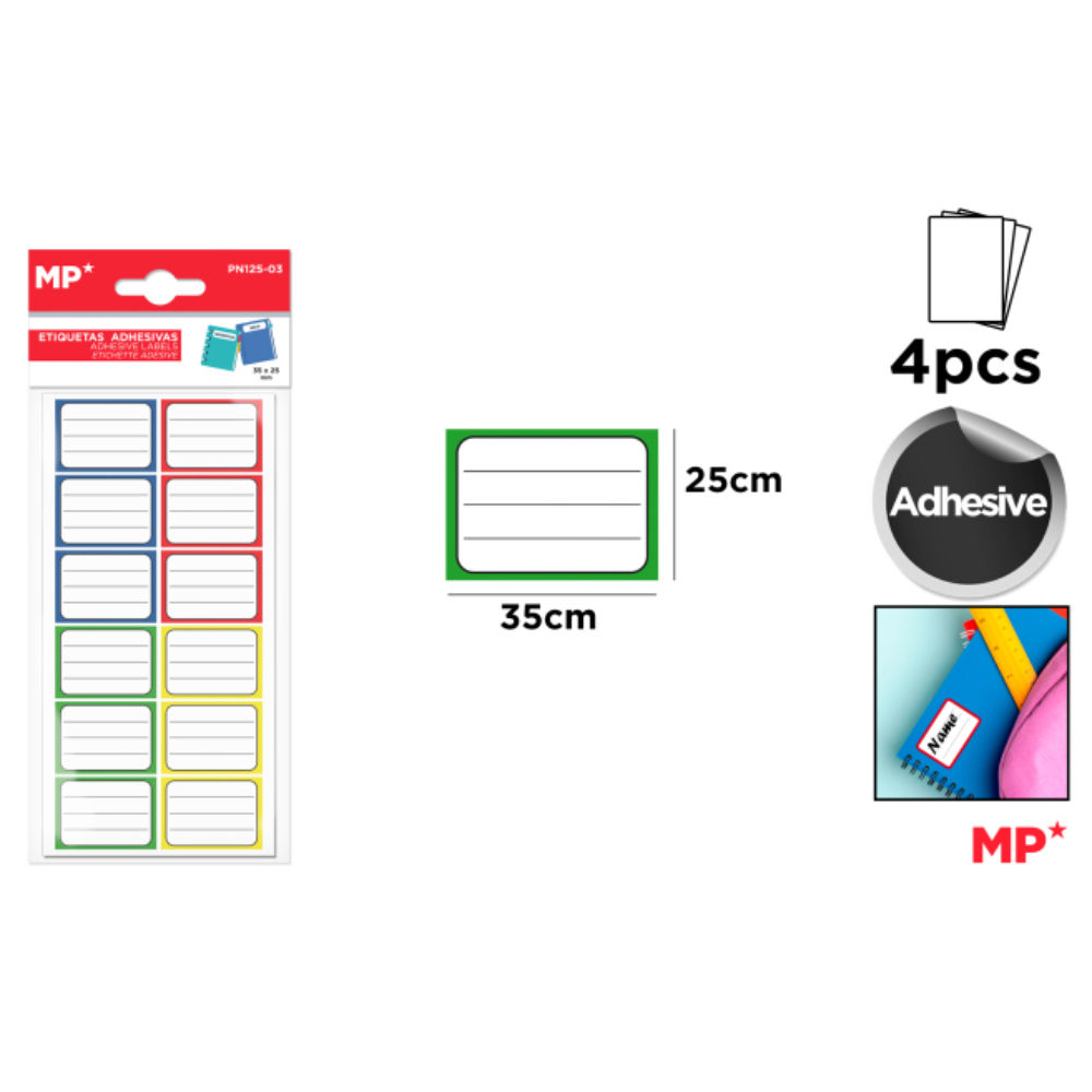MP ETICHETTE ADESIVE - PN125-03Mp