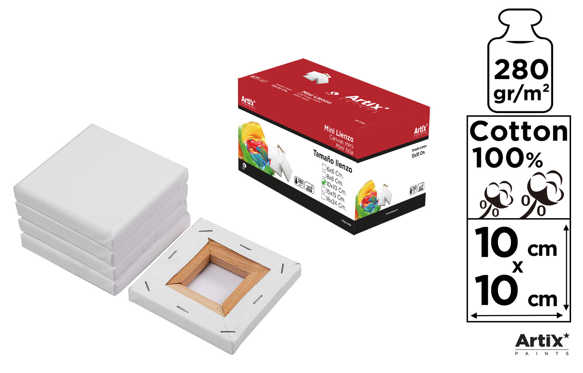 ARTIX MINI TELA 10X10CMArtix