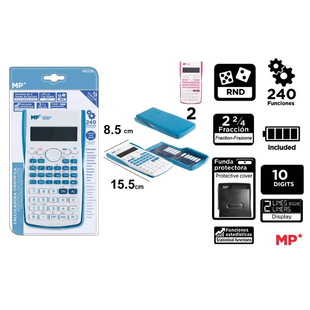 MP CALCOLATRICE SCIENTIFICA - PE025Mp