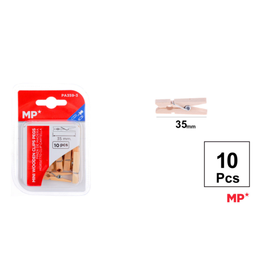 MP MOLLETTE IN LEGNO 35MM -10PZMp