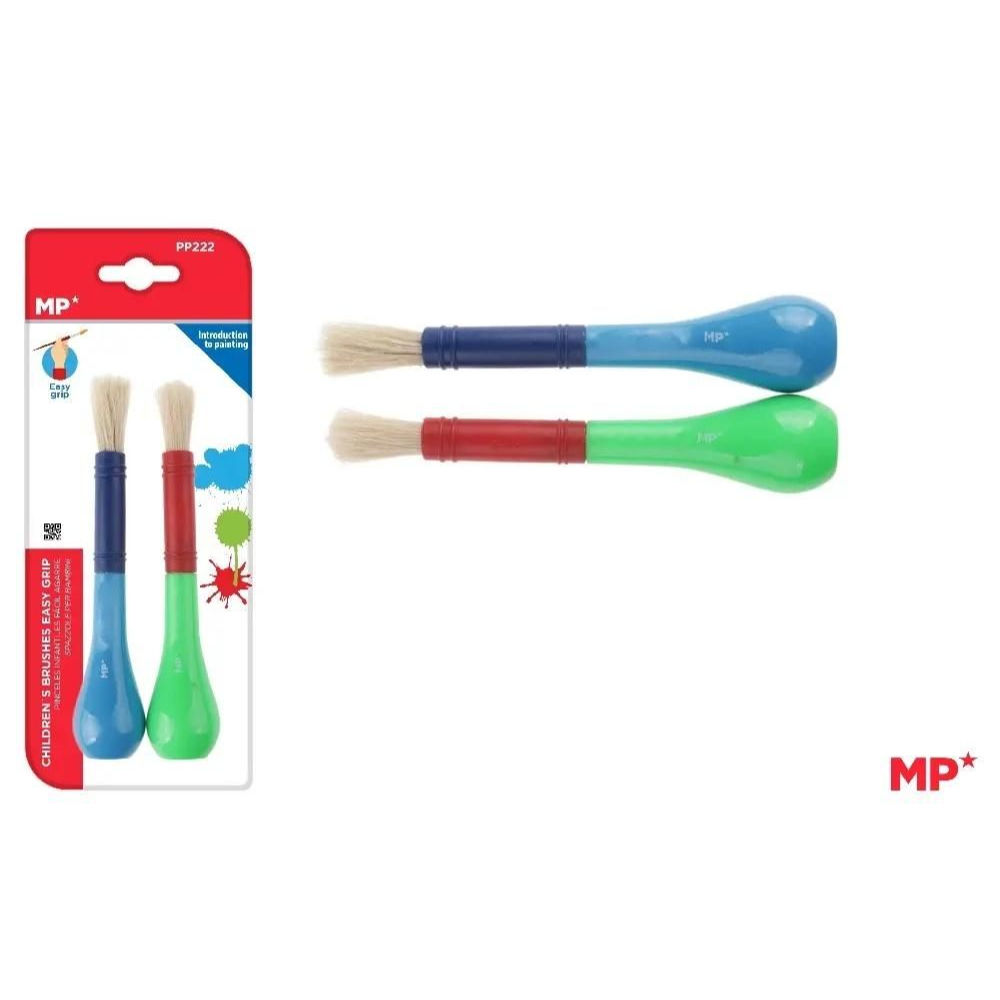 SET DI 2 PENNELLI PER BAMBINI EASY GRIPLebez