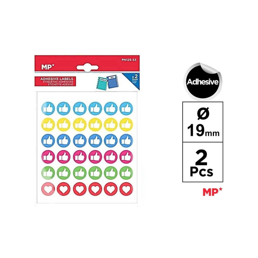 MP STICKERS ADESIVI PN125/33 - LIKEMp