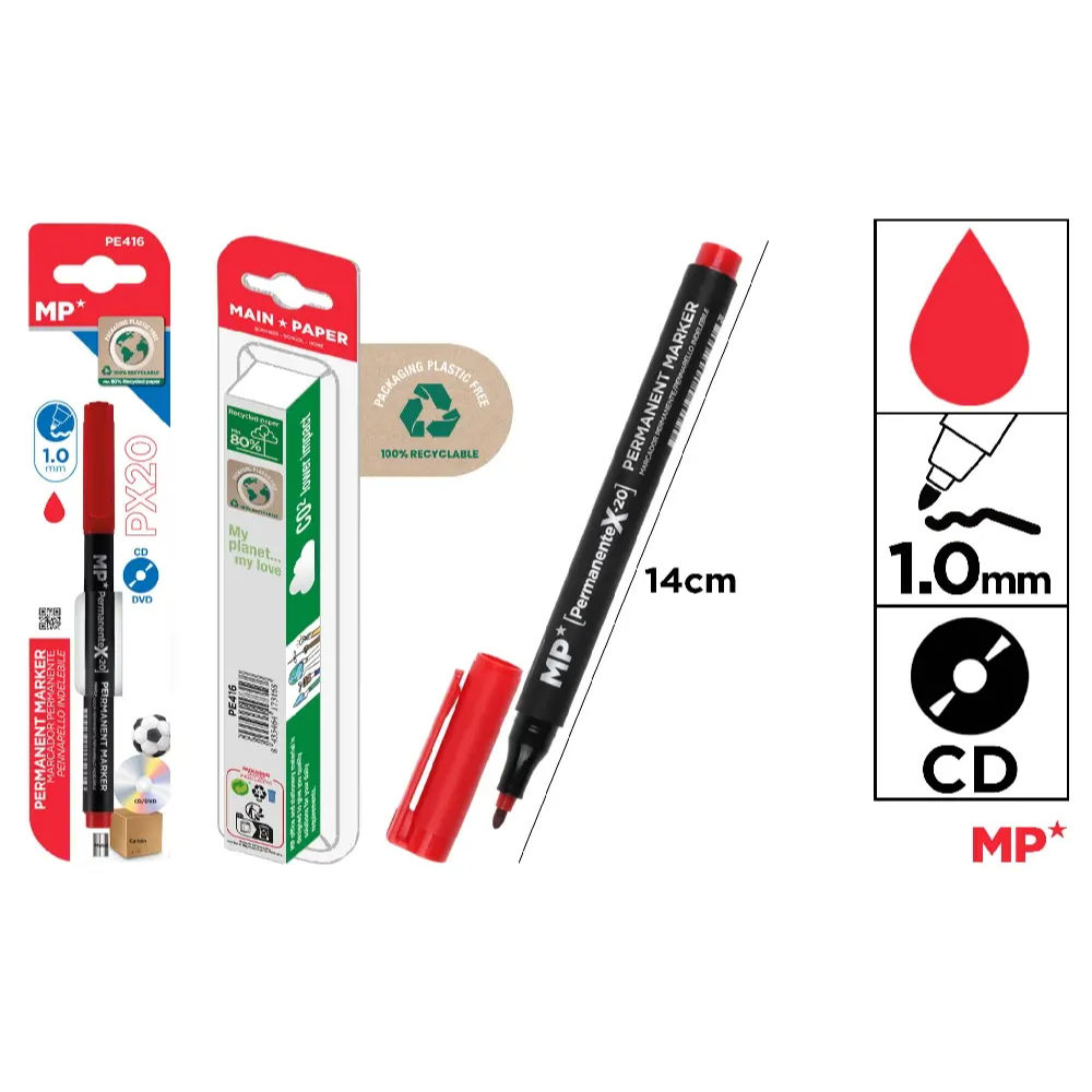 MP MARCATORE PX20 FINE 1.0MM - ROSSOMp