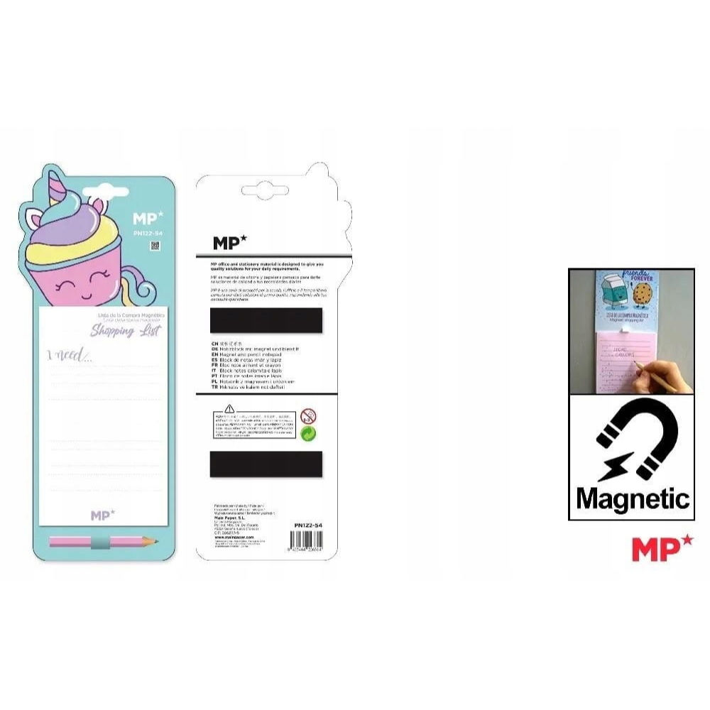 BLOCCO NOTE MAGNETICO CON MATITA MPMp