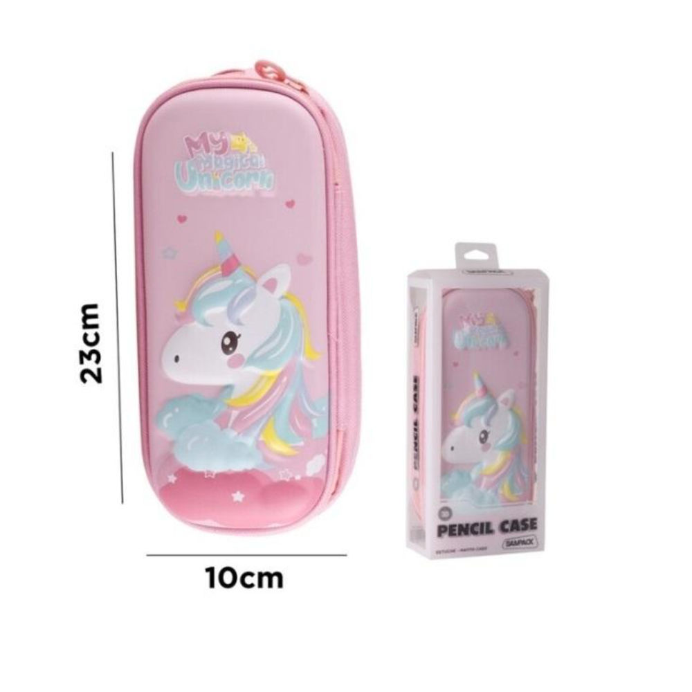 SAMPACK ASTUCCIO RILIEVO 3D 2ZIP UNICORNOSampack