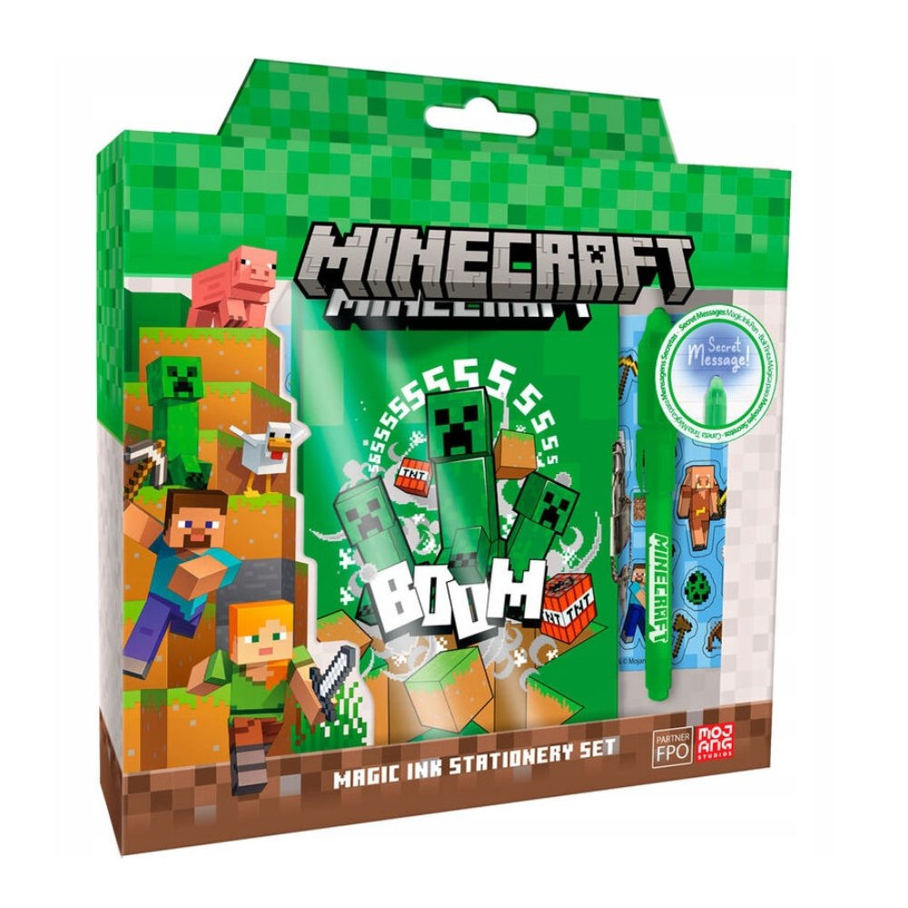 DIARIO CON BOLIGRAFO MAGICO MINECRAFT (6X2)Kids Euroswan