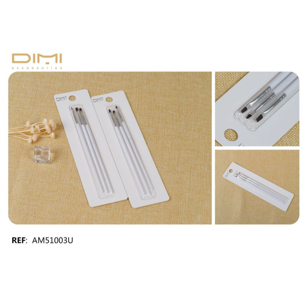 DIMI - SET DI PENNELLI PER NAIL ART 3PZDimi