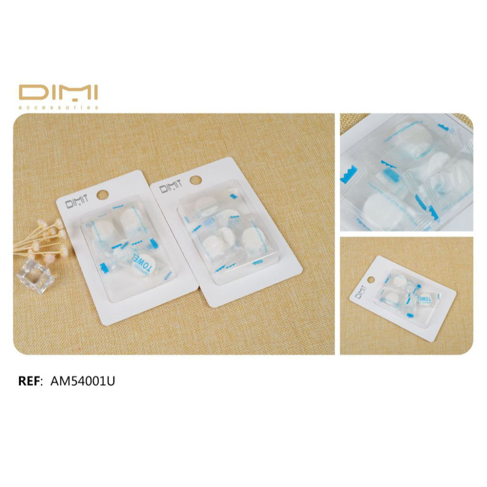 DIMI - ASCIUGAMANI MONOUSO DA VIAGGIO 6PZDimi
