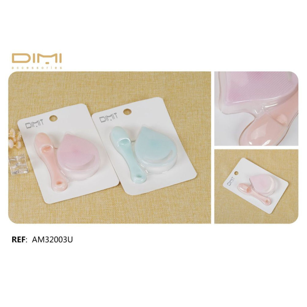 DIMI - SPAZZOLA PULIZIA VISO SILICONE 2PZDimi