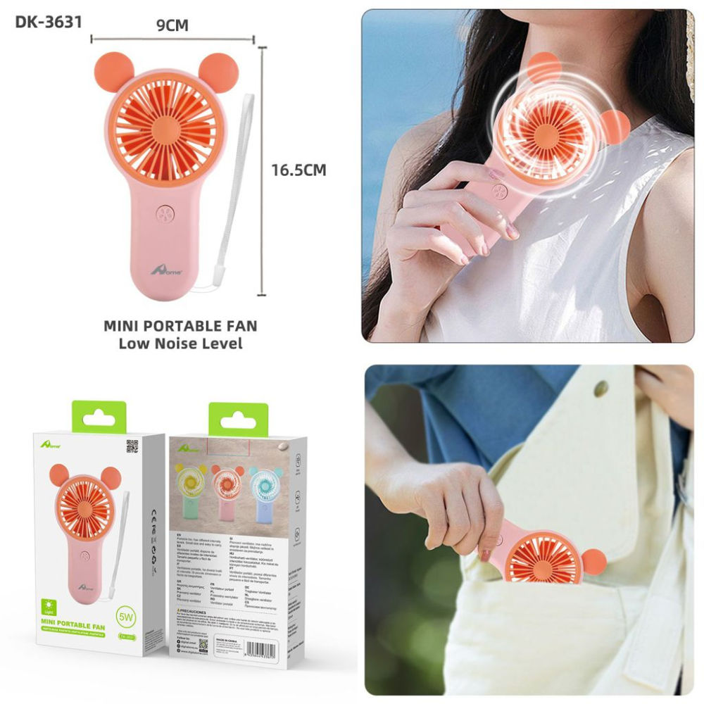 Ventilatore Portatile DK3631 - RosaHome