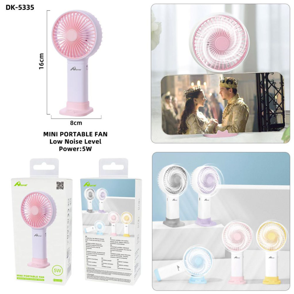 Ventilatore Portatile DK5335 - RosaHome