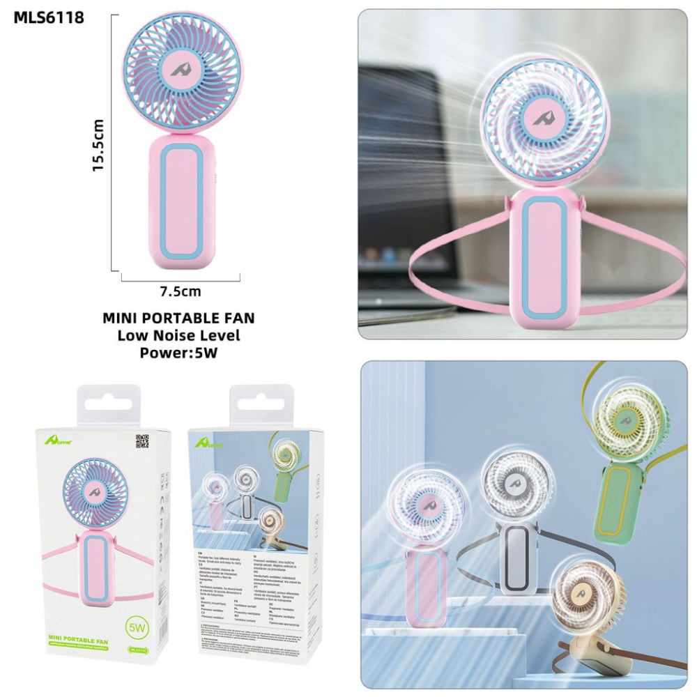 Ventilatore Portatile MLS6118 - RosaHome