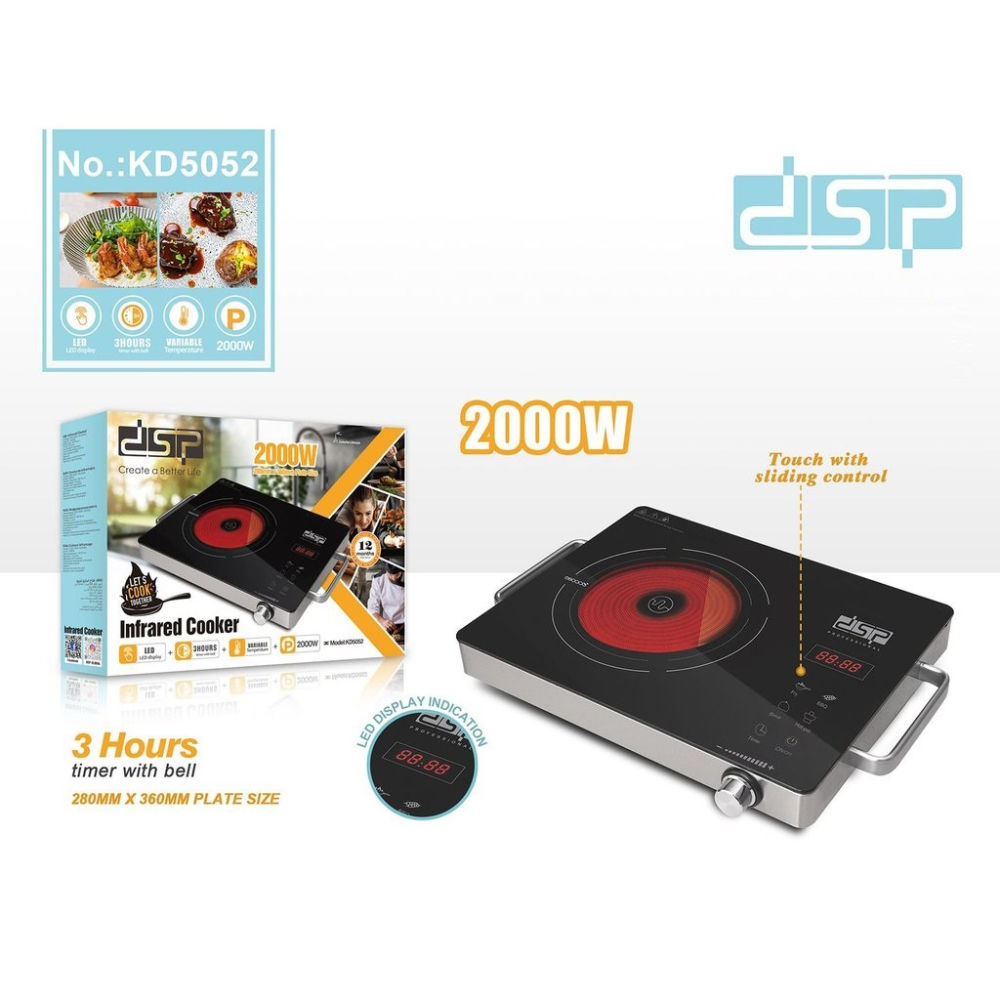 Piastra ad Induzione 2000W - KD5052Dsp