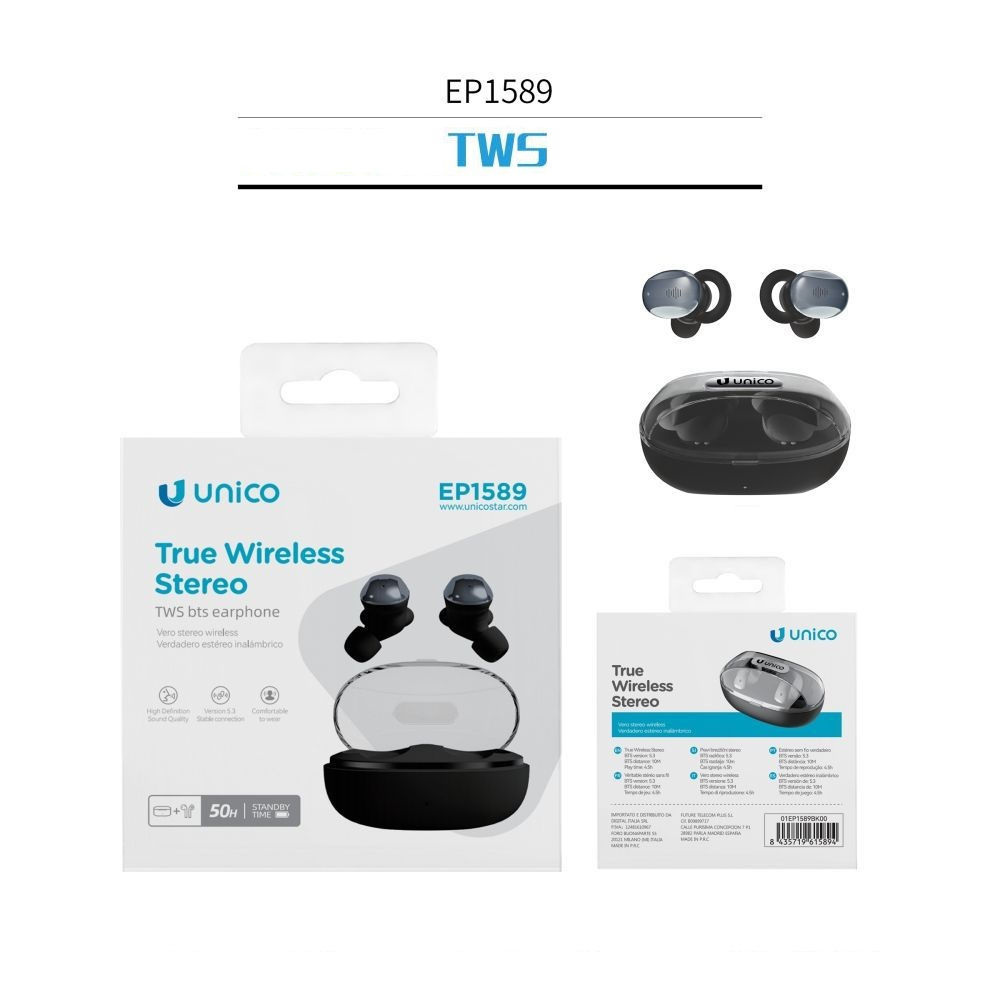 AURICOLARI BLUETOOTHUnico
