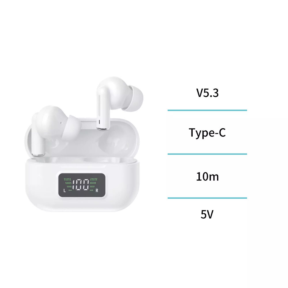 AURICOLARI BLUETOOTH OWS CON DISPLAY DIGITALEUnico