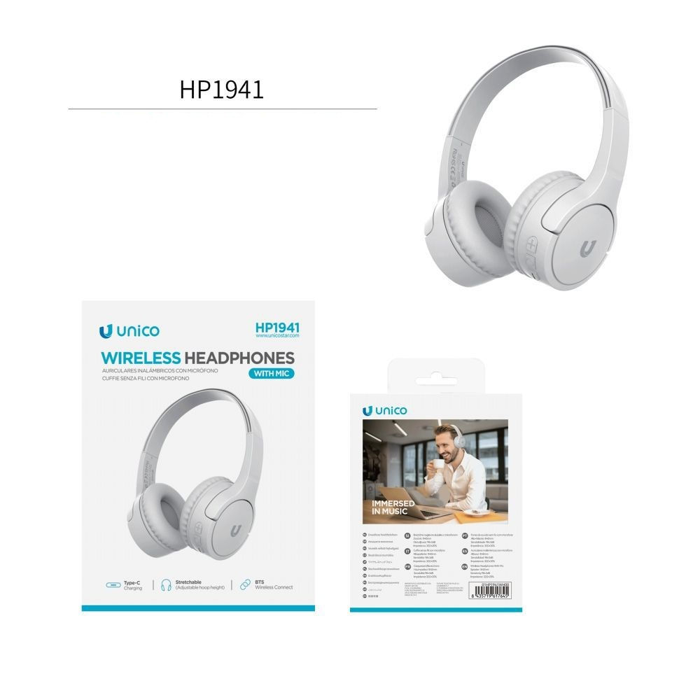 CUFFIE BLUETOOTHUnico