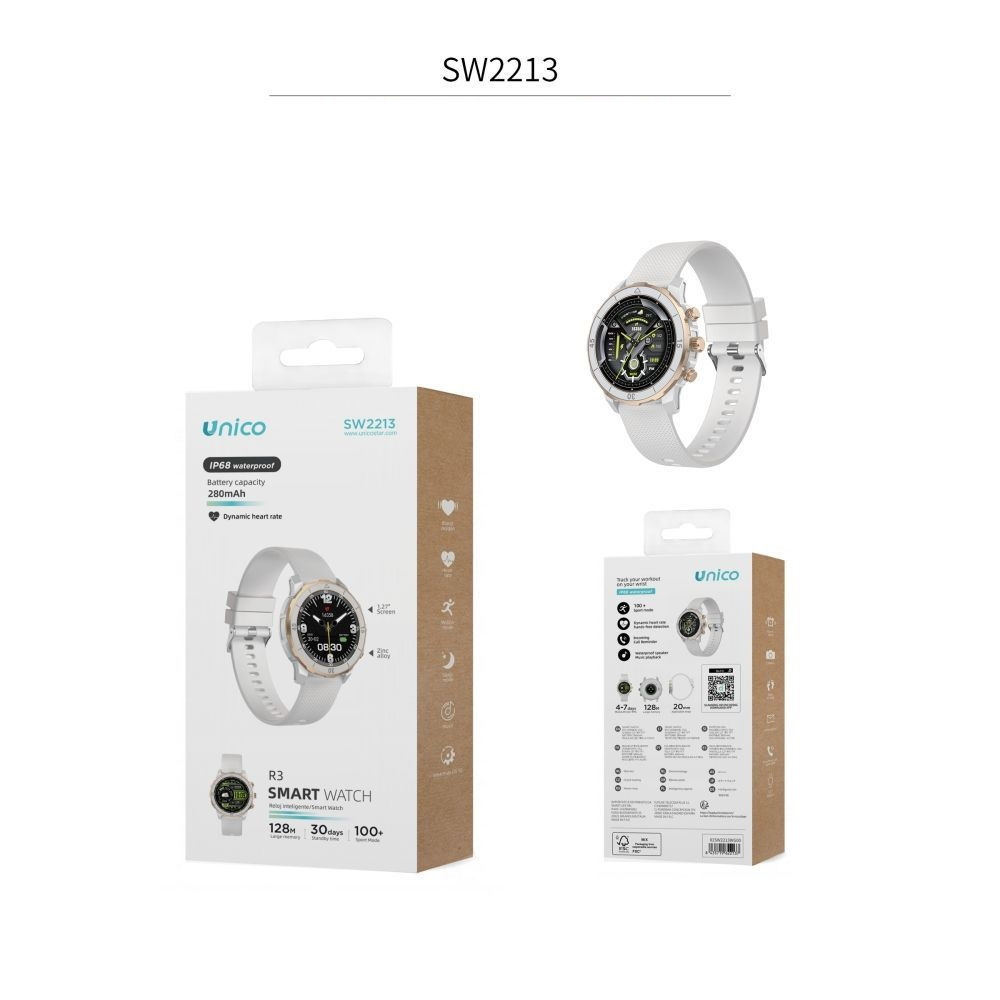 Smartwatch R3 Fashion SW2213 - BiancoUnico