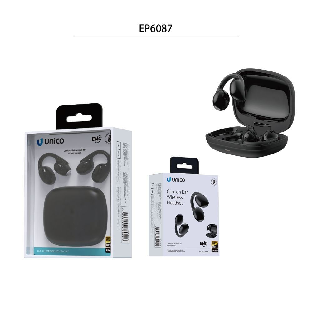 Auricolari Bluetooth OWS EP6087 - NeroUnico