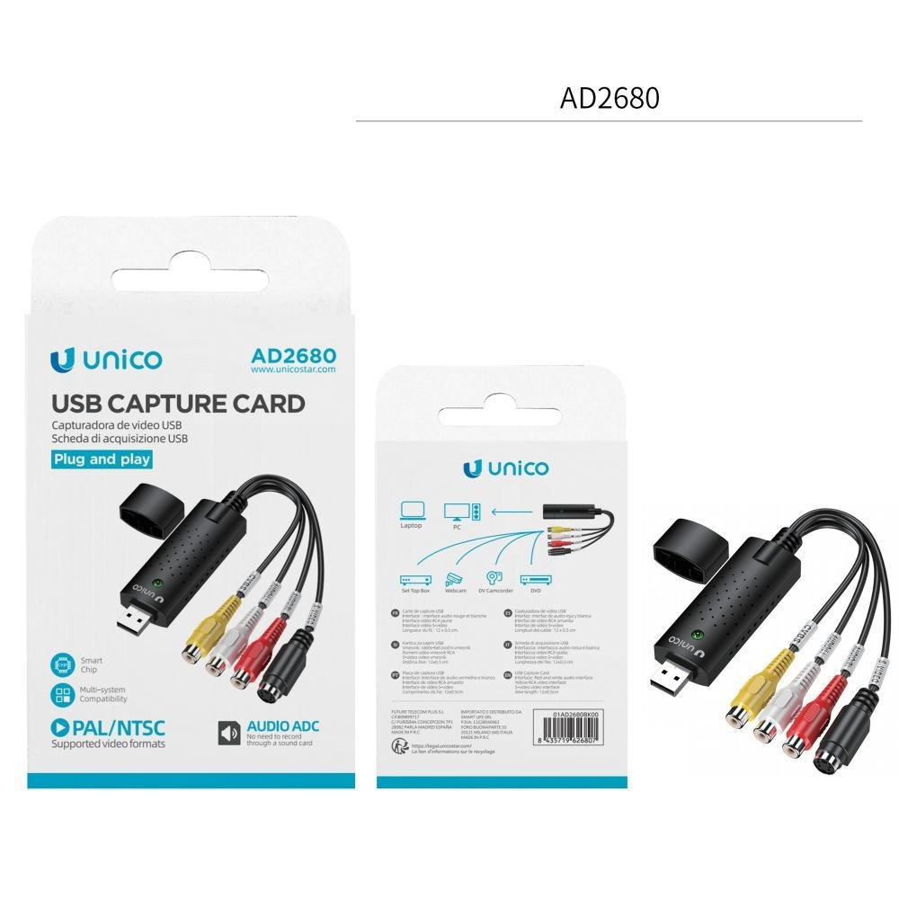 VIDEO USB CAPTURE CARDUnico
