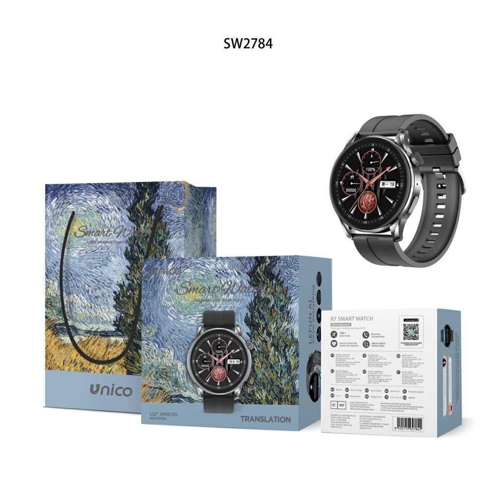 Smartwatch Lefun Health R7 (1,32") - SW2784 NeroUnico